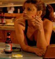Sara Wiseman smoking